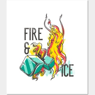 Fire and ice Posters and Art